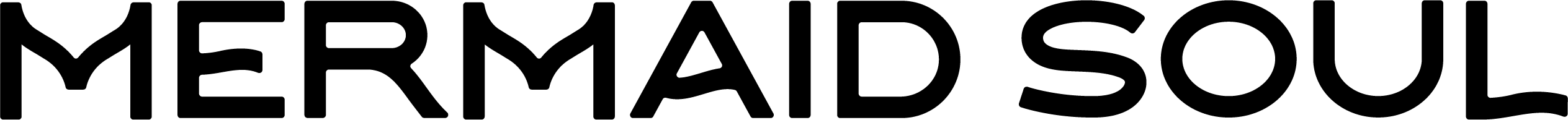 mermaid soul black logo